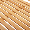 Hatteras Outdoor Patio Eucalyptus Wood Chaise Lounge Set of 2