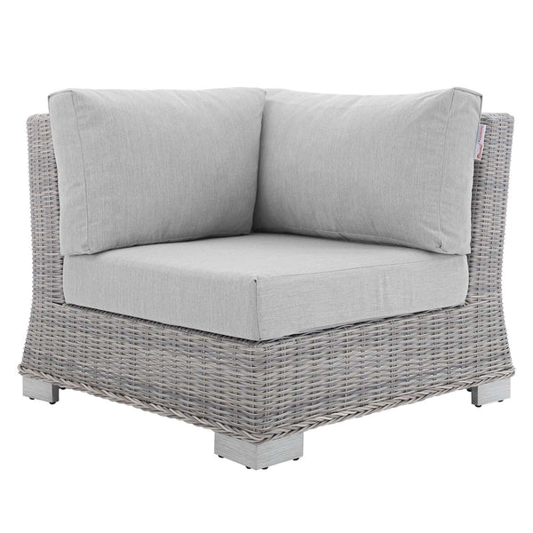 Conway Sunbrella� Outdoor Patio Wicker Rattan Corner Chair