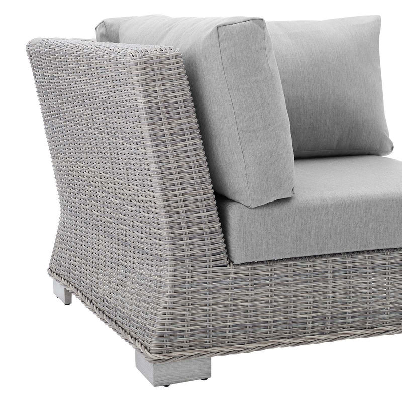 Conway Sunbrella� Outdoor Patio Wicker Rattan Corner Chair