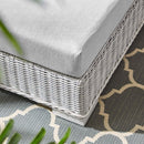 Conway Sunbrella� Outdoor Patio Wicker Rattan Ottoman