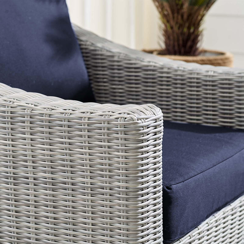 Conway Sunbrella� Outdoor Patio Wicker Rattan Armchair