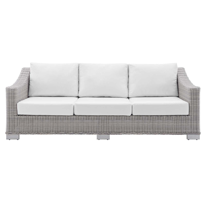 Conway Sunbrella� Outdoor Patio Wicker Rattan Sofa