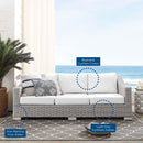 Conway Sunbrella� Outdoor Patio Wicker Rattan Sofa