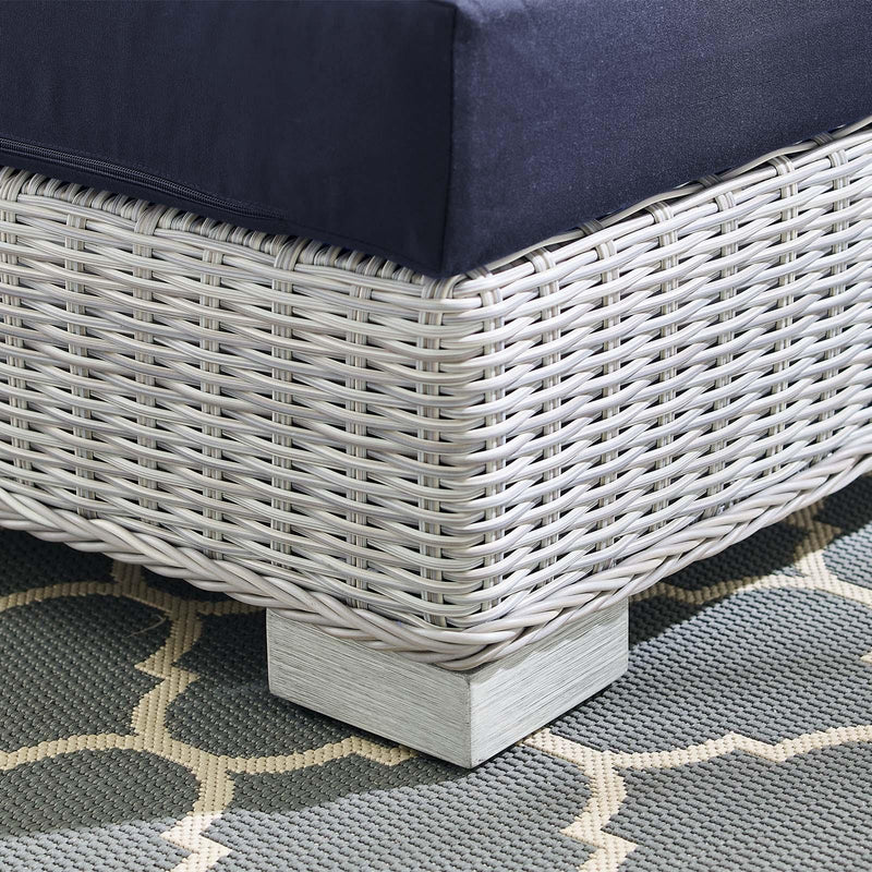 Conway Sunbrella� Outdoor Patio Wicker Rattan Right-Arm Chair