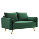 Revive Performance Velvet Loveseat
