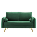 Revive Performance Velvet Loveseat