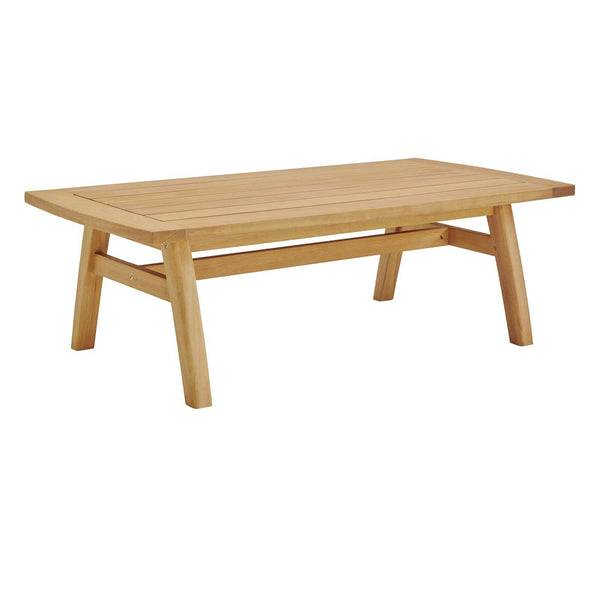 Orlean Outdoor Patio Eucalyptus Wood Coffee Table image