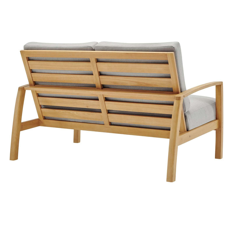 Orlean 6 Piece Outdoor Patio Eucalyptus Wood Set