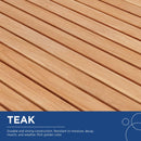 Farmstay Outdoor Patio Teak Wood Dining Armchair