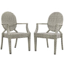 Casper Outdoor Patio Dining Armchair Set of 2