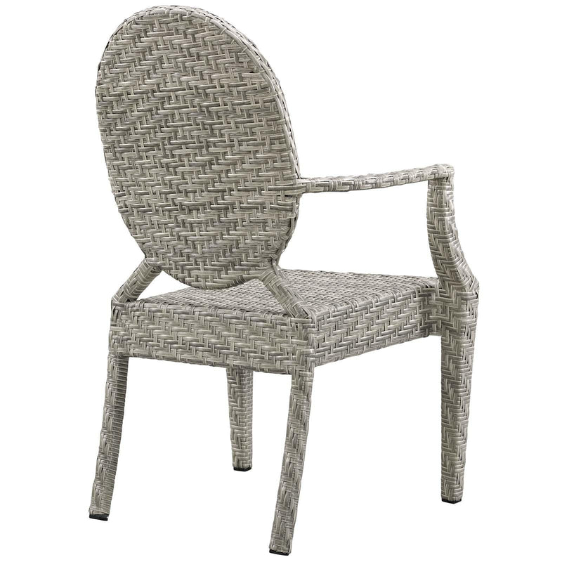 Casper Outdoor Patio Dining Armchair Set of 2