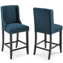 Baron Counter Stool Upholstered Fabric Set of 2