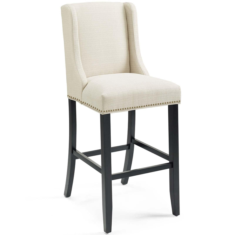 Baron Upholstered Fabric Bar Stool