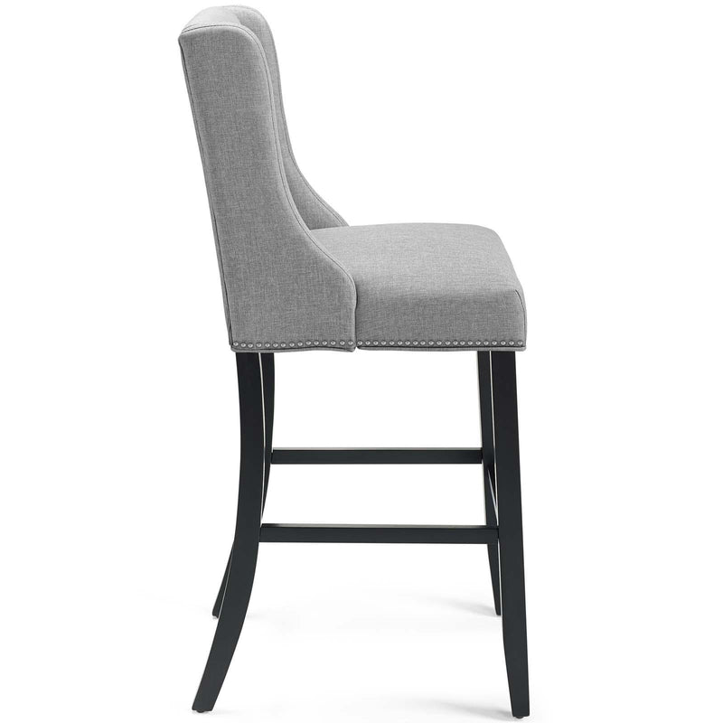 Baron Upholstered Fabric Bar Stool