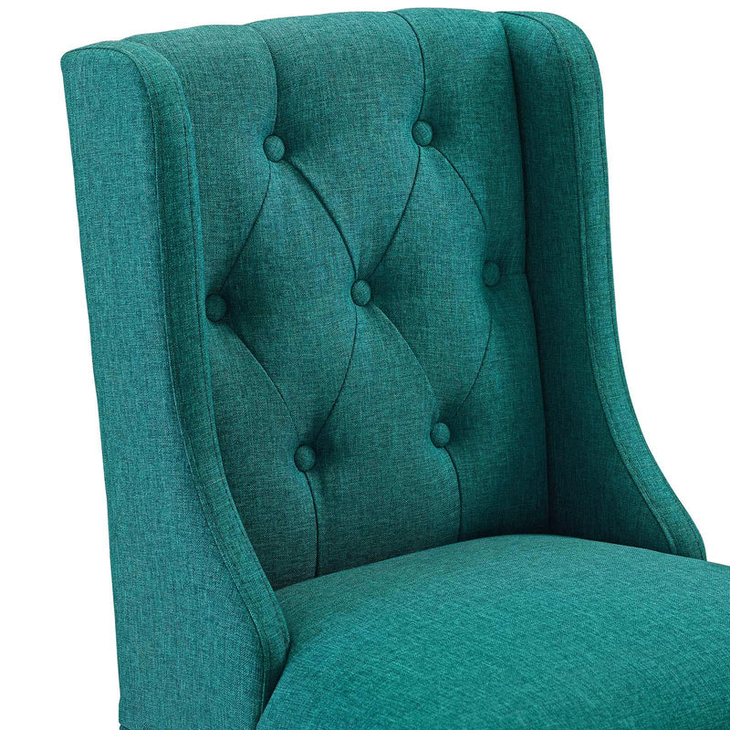 Baronet Bar Stool Upholstered Fabric Set of 2