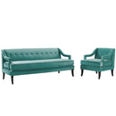 Concur Living Room Set Performance Velvet Set of 2