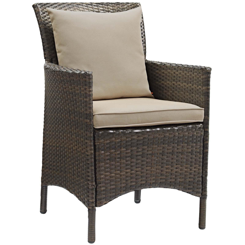 Conduit Outdoor Patio Wicker Rattan Dining Armchair image