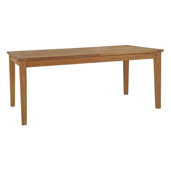 Marina Extendable Outdoor Patio Teak Dining Table image