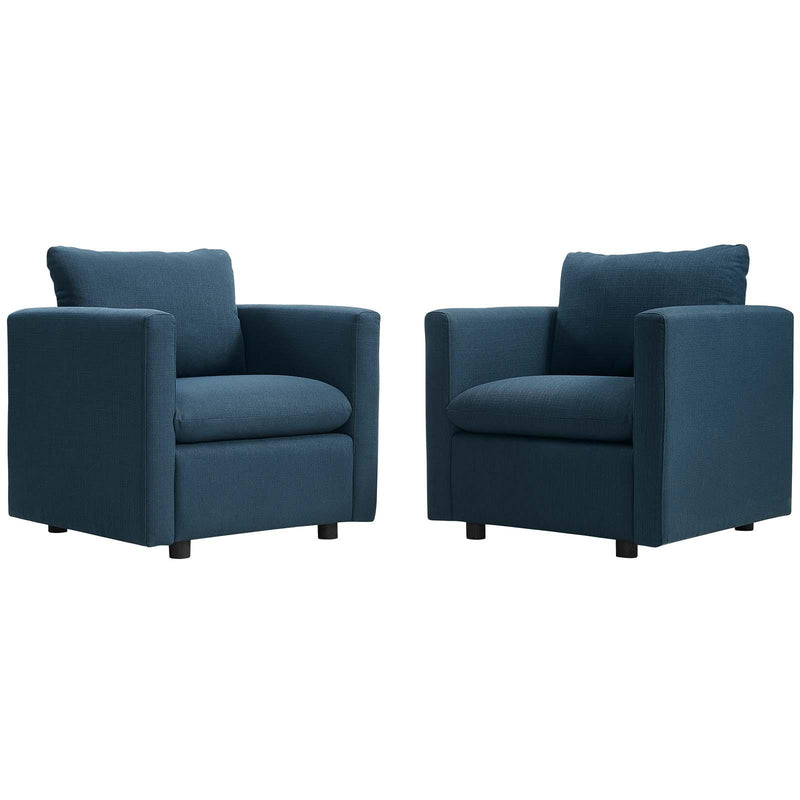 Activate Upholstered Fabric Armchair Set of 2 image