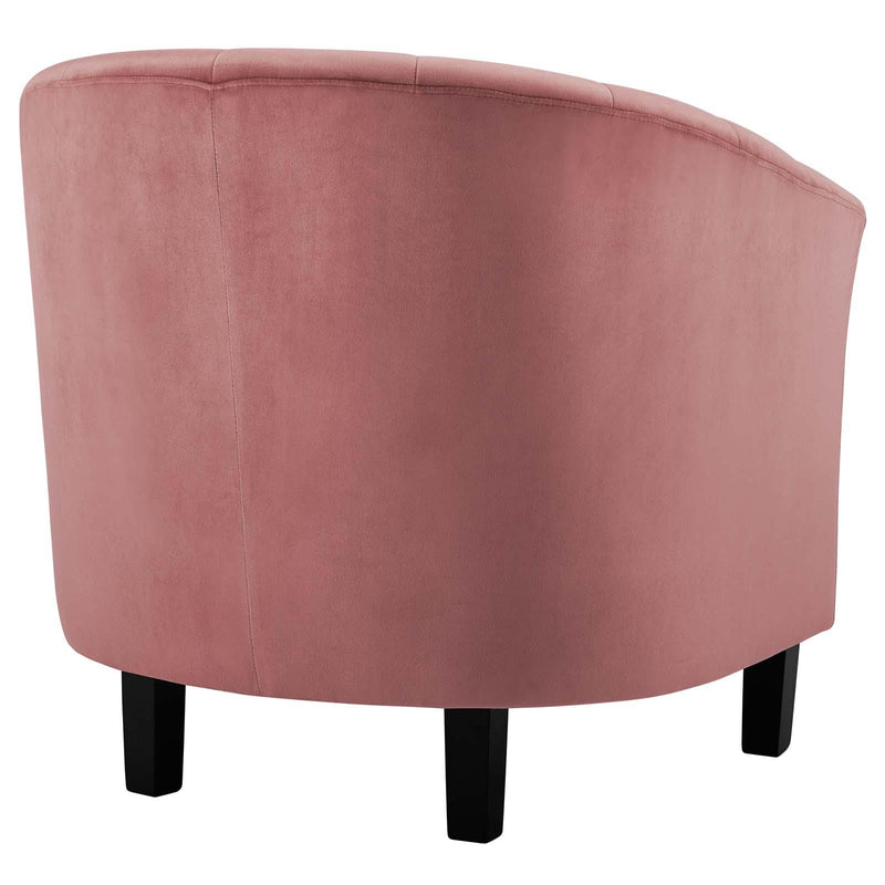 Prospect Channel Tufted Performance Velvet Armchair