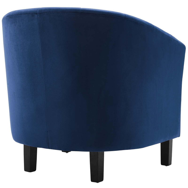 Prospect Channel Tufted Performance Velvet Armchair