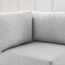 Shore Sunbrella� Fabric Aluminum Outdoor Patio Corner Sofa