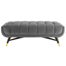 Adept 47.5" Performance Velvet Bench