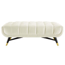 Adept 47.5" Performance Velvet Bench