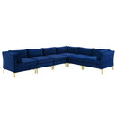 Ardent 6-Piece Performance Velvet Sectional Sofa