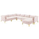 Ardent 7-Piece Performance Velvet Sectional Sofa