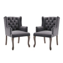 Realm Armchair Performance Velvet Set of 2