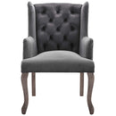 Realm French Vintage Dining Performance Velvet Armchair
