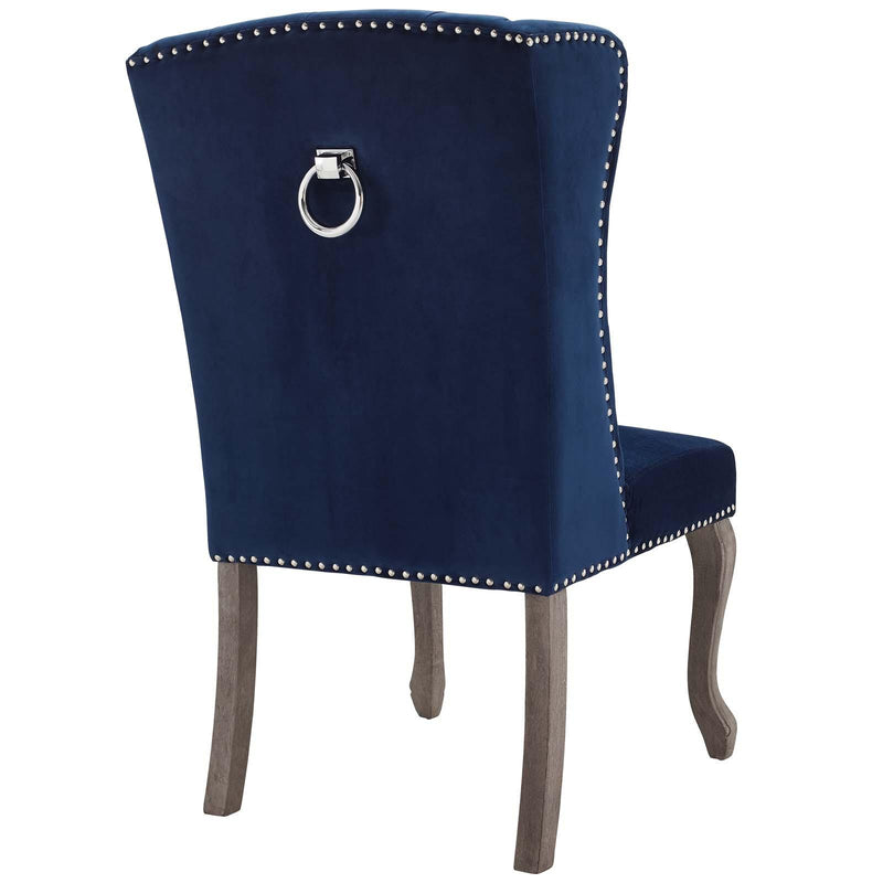 Apprise Side Chair Performance Velvet Set of 2