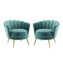 Admire Accent Armchair Performance Velvet Set of 2