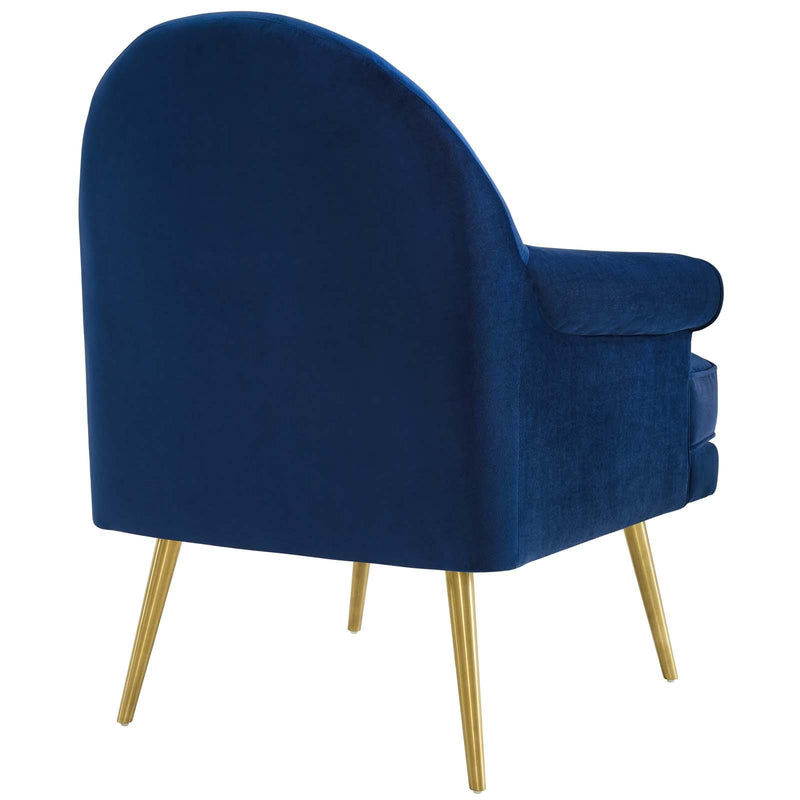 Revive Tufted Button Accent Performance Velvet Armchair