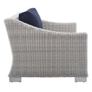 Conway Sunbrella� Outdoor Patio Wicker Rattan Loveseat