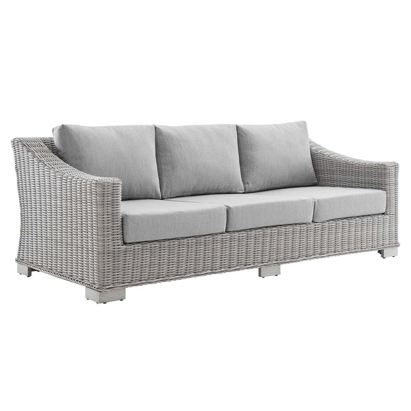 Conway Sunbrella� Outdoor Patio Wicker Rattan Sofa