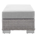 Conway Sunbrella� Outdoor Patio Wicker Rattan Ottoman