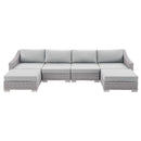 Conway Sunbrella� Outdoor Patio Wicker Rattan 6-Piece Furniture Set