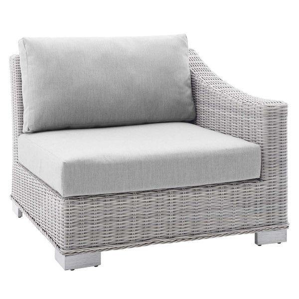 Conway Sunbrella� Outdoor Patio Wicker Rattan Right-Arm Chair