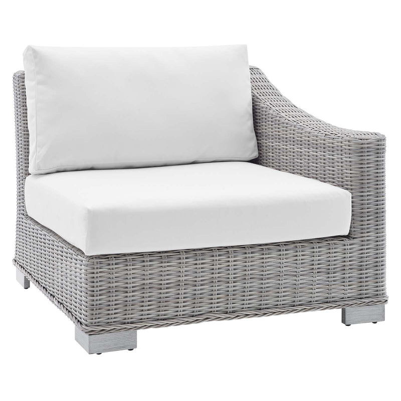 Conway Sunbrella� Outdoor Patio Wicker Rattan Right-Arm Chair