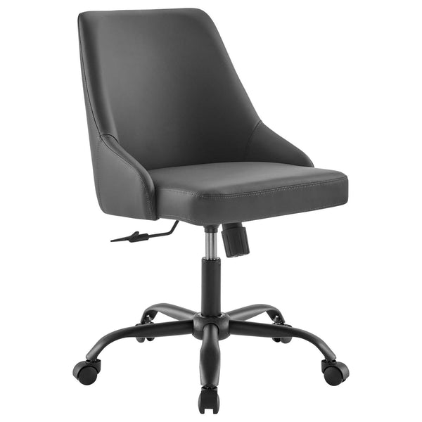 Designate Swivel Vegan Leather Office Chair image