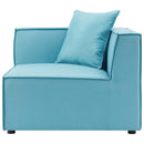 Saybrook Outdoor Patio Upholstered Sectional Sofa Corner Chair