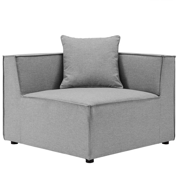 Saybrook Outdoor Patio Upholstered Loveseat and Ottoman Set