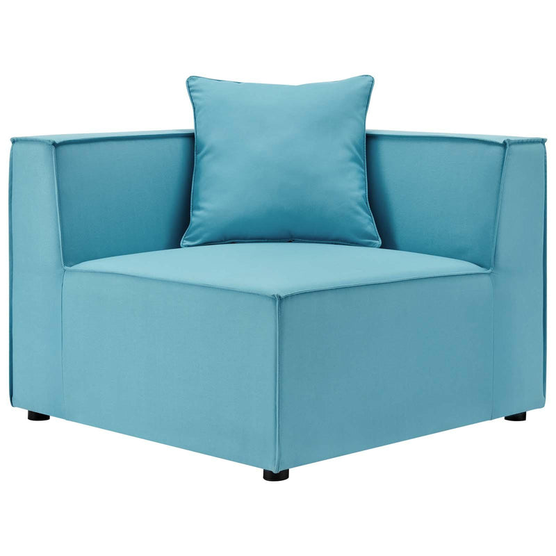 Saybrook Outdoor Patio Upholstered Sectional Sofa Corner Chair