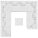 Saybrook Outdoor Patio Upholstered 10-Piece Sectional Sofa