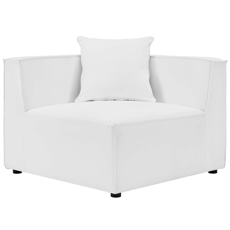 Saybrook Outdoor Patio Upholstered 7-Piece Sectional Sofa