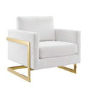 Posse Performance Velvet Accent Chair