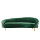 Camber Channel Tufted Performance Velvet Sofa