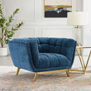 Bestow Crushed Performance Velvet Armchair